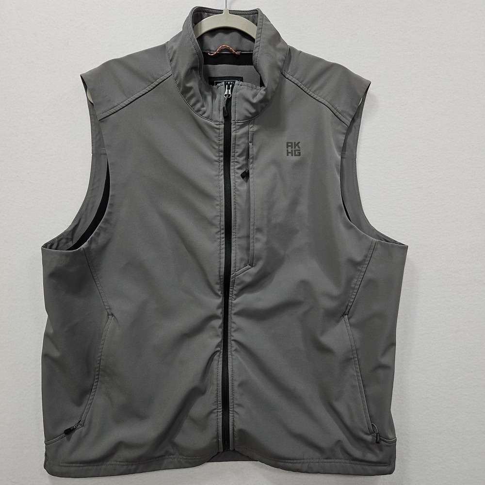 Alaskan HardGear AKHG Free Clime Soft Shell Vest Mens‎ L Gray Waterproof 90959